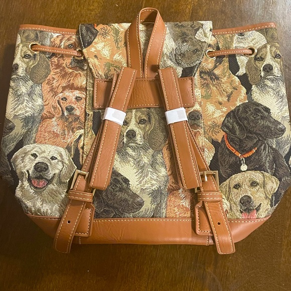 Signare Tapestry Labrador Rucksack Backpack For Women - Picture 6 of 6
